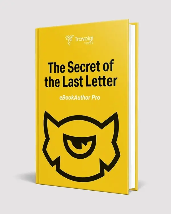 The Secret of the Last Letter - eBookAuthor Pro: Sell Your eBooks with the Author and Writer Next.js Template